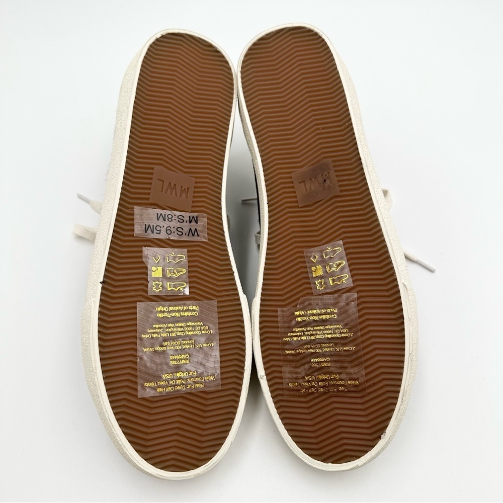 Madewell Sidewalk Low-Top Sneakers in Painted Leopard Colorblock Calf Hair - Picture 9 of 9